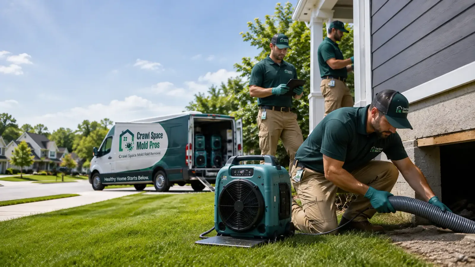Crawl Space Mold Removal in Springerton, IL